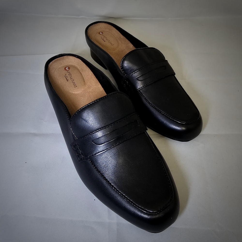Unstructured By Clarks Slip On Mules - image 5
